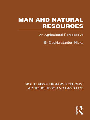 cover image of Man and Natural Resources